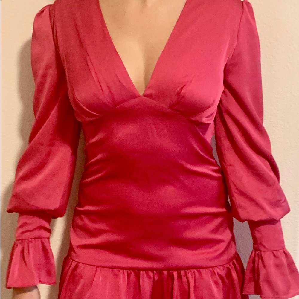 O.P.T. Pink Spanish party dress.